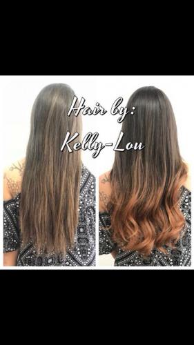 BALAYAGE AND ROSE GOLD HAIR COLOR AT BEAUTY  THE BARBER SALON IN COCOA BEACH FLORIDA